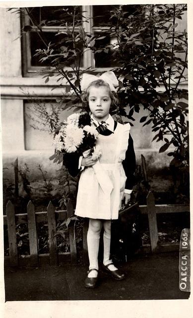 Itka Komar's granddaughter Libby named after Itka's sister Laka (front), Odessa, 1965