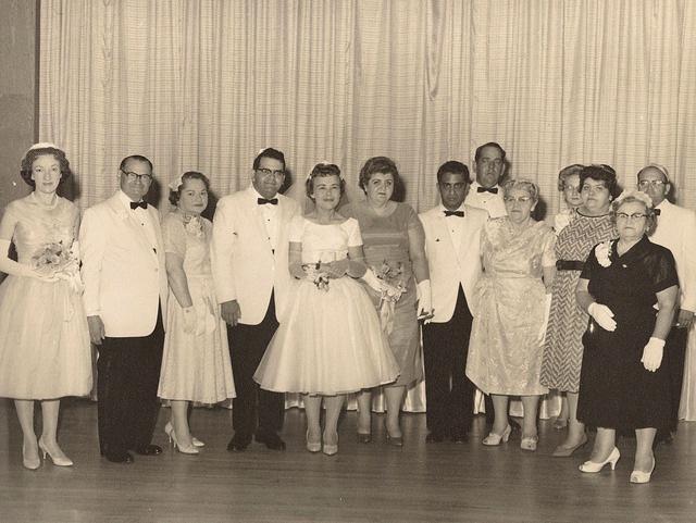 Wedding Abe Ribakoff and Shirley Tupler, 1951.  See notes.