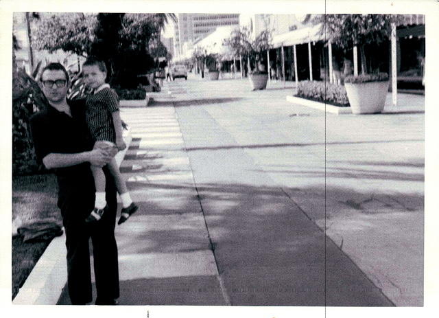 Jacob Breier holding Shiya Breier in Miami Beach, Florida