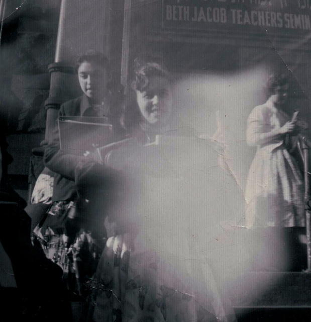 Friends from Beis Yaakov school, 1959