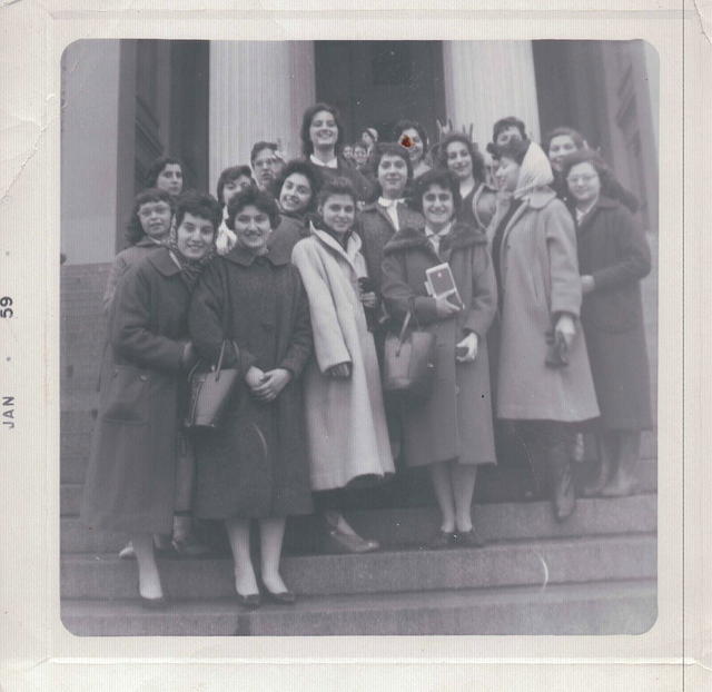 Friends from Beis Yaakov school in Washington DC, 1959