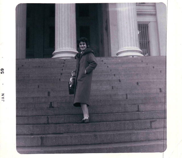 Friend from Beis Yaakov school in Washington DC, 1959