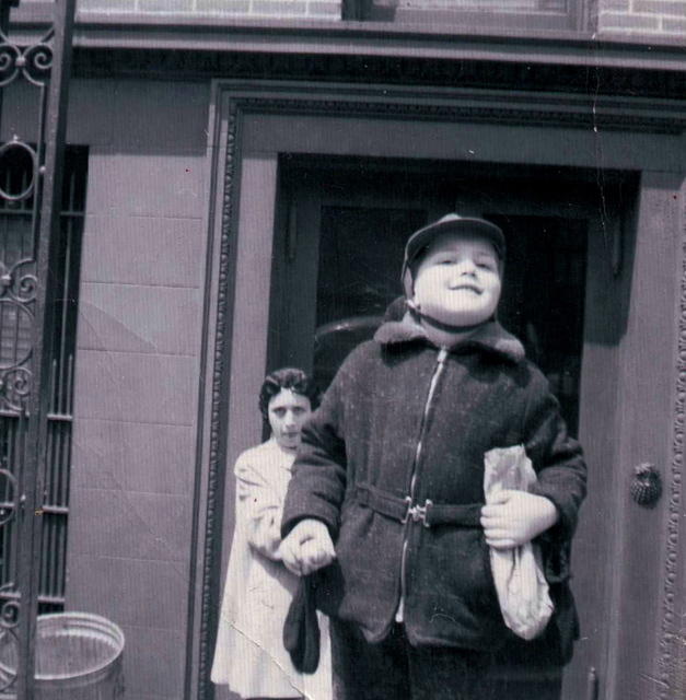 Moshe Sanel Freider. Dinu's son. Woman in the back is Kayli Silber Weinstock.