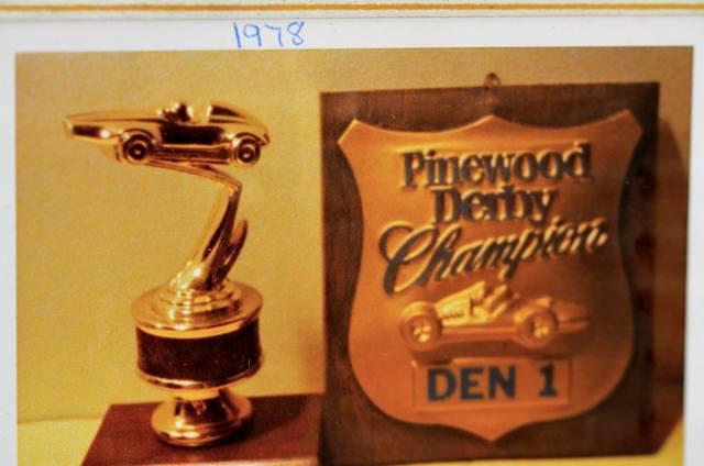 Greg Clootz Cub Boy Scouts Pinewood Derby, 1978