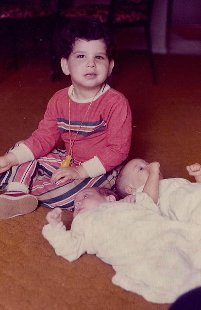 Greg Clootz, Tricia Clootz and Amy Cohn Jacobson - Labor Day, 1972