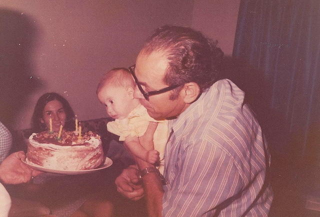 Amy Cohn Jacobson & Louis Cohn at the Birthday of Marietta Ritz Cohn - Sept 29, 1972