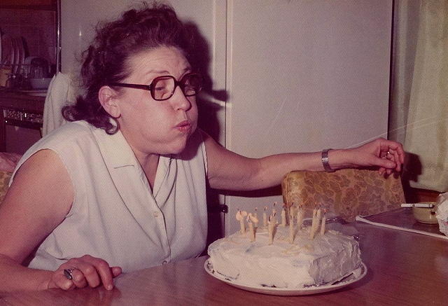 Marietta Ritz Cohn at her Birthday - Sept 29, 1972