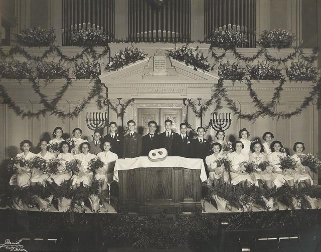 Marietta Ritz Cohn, Confirmation from Temple Bnai Jehudah, 1938 (2nd from left back row)