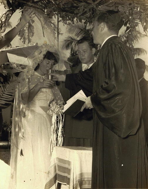 Wedding of Ruth Curson and Melvin Feit