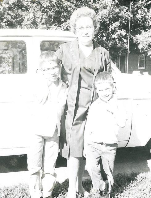 Marvin, Mildred Galitzky Schulman, and Bernie