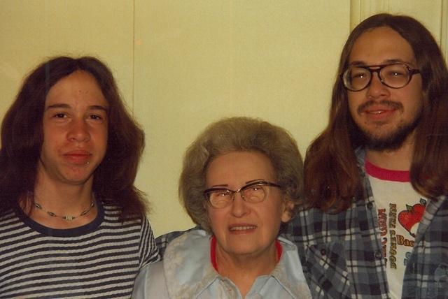 Marvin and Bernie w Mildred Schulman