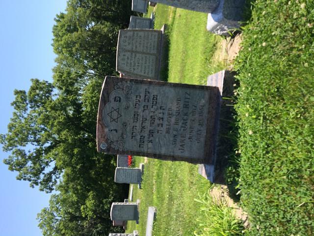 Jake Jack Ritz Headstone