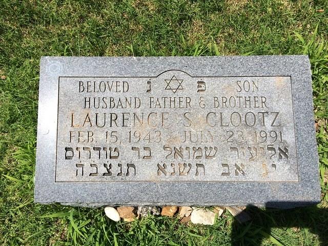 Laurence Larry Clutz Clootz Headstone