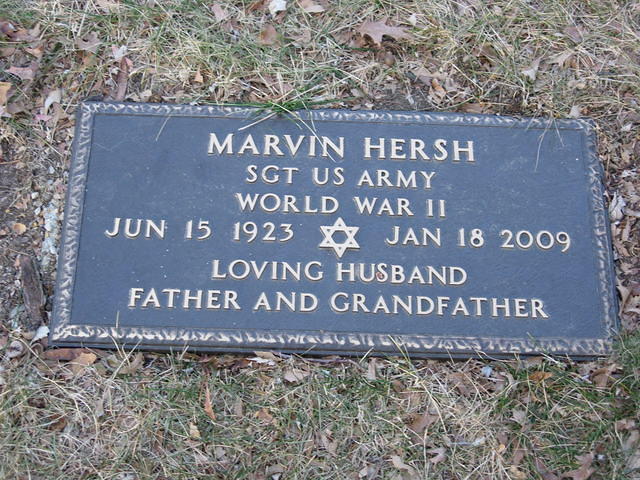 Headstone of Marvin Hersh