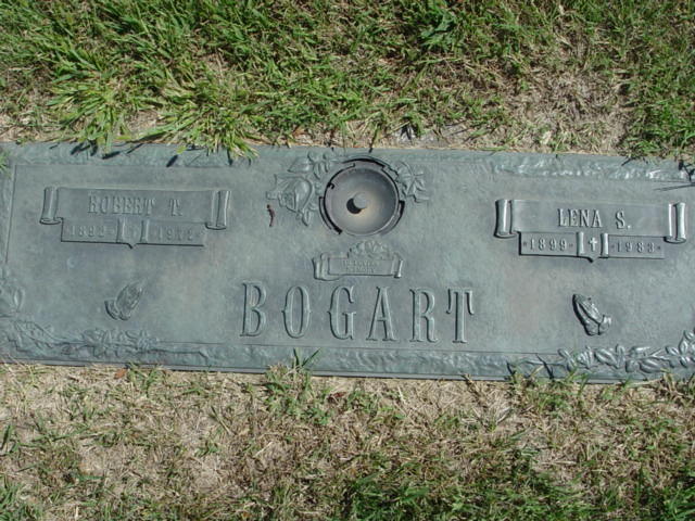 Robert and Lena Bogart Headstone