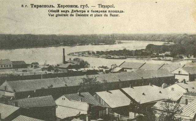 Tiraspol, Dniester River view and Market