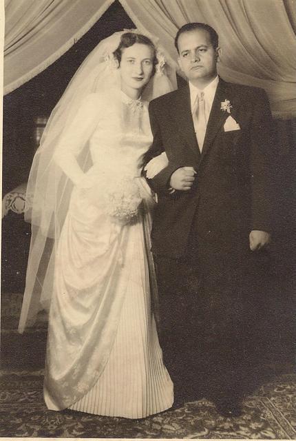 Robert and Dina Gubman Ribakoff Wedding Portrait, 1951 Los Angeles, CA