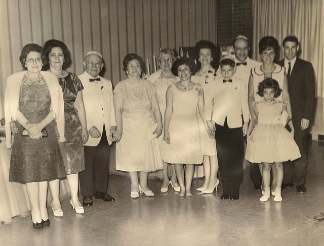 Joel Levine's Bar Mitzvah Reception, 1965.  See notes