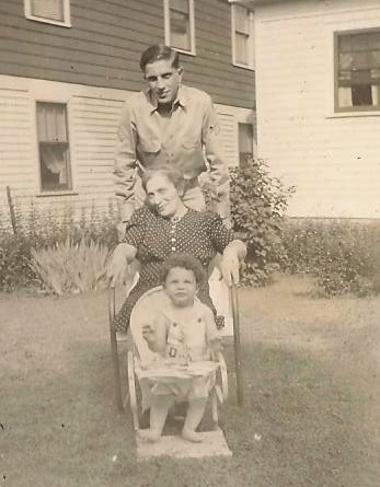 Arnold, Libby, and Joel Levine in Albany