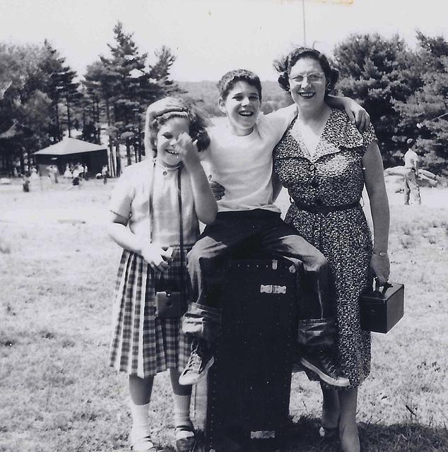 Donna, Charles, Edith Levine