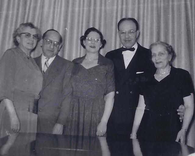 Grandma and Poppy Harris, Edith and Abe Levine, Libby Levine