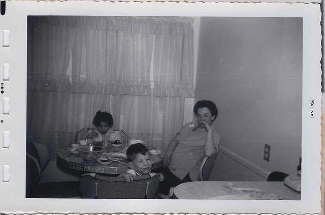 Sherry Levine, Joel Levine, Shirley Cohn Levine, 1956