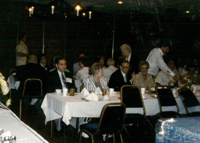 July 1986 - Thelma Hecht and Joe Magariel at Joe's 50 Year High School Reunion - SMHH Cohon HS in Sedalia, MO