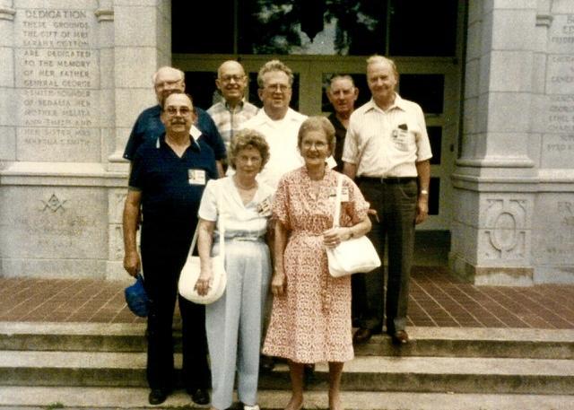 July 1986 -  Joe Magariel at his 50 Year High School Reunion - SMHH Cohon HS in Sedalia, MO