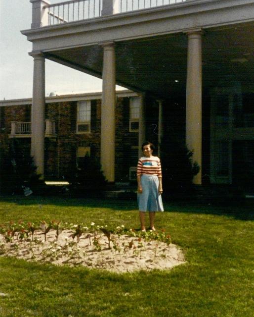 July 1986 - Thelma Hecht at Joe's 50 Year High School Reunion - SMHH Cohon HS in Sedalia, MO