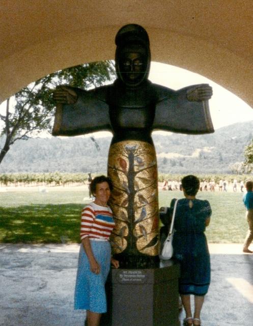 July 1986 - Thelma Hecht & Joe Magariel, Napa Valley.