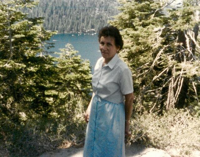 July 1986 - Thelma Hecht & Joe Magariel, Lake Tahoe, Nevada