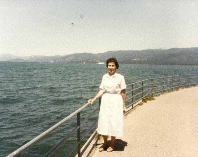 July 1986 - Thelma Hecht & Joe Magariel, Lake Tahoe, Nevada