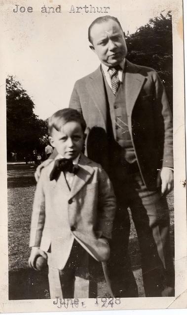 Joe and Arthur Raskin, June 1928