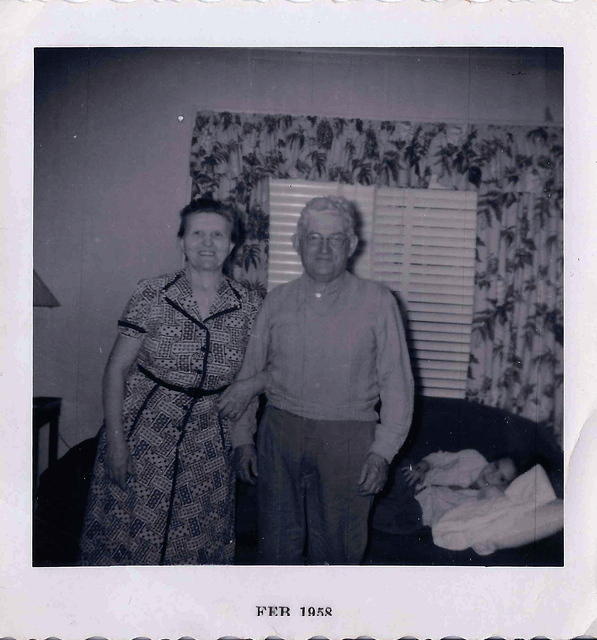 Annie Plotsky & Morris Ritz, Feb 1958.  See notes.