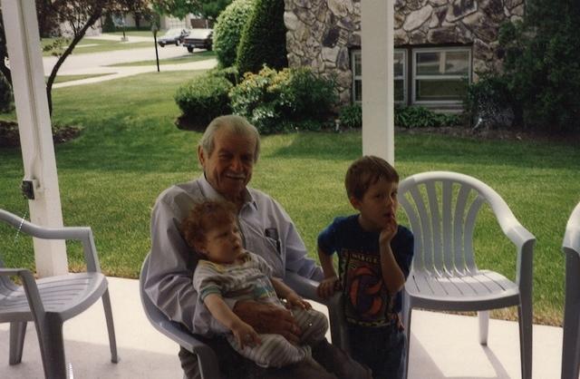 David Dave Steinlauf with grandsons