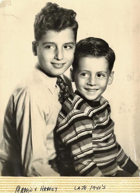 Marvin and Harvey Steinlauf, late 1940's