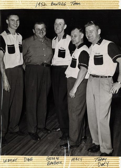 Dave David Steinlauf, Bowling Team, 1952