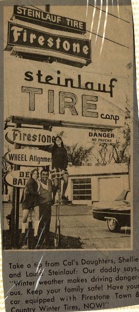 Cal Colman, Shellie and Laura, Steinlauf Firestone Tire Corp