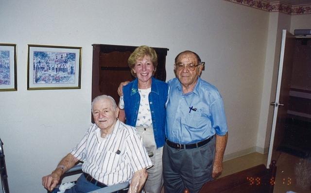 Dave David Steinlauf with Myrna Nathan Steinlauf and Carl Nathan