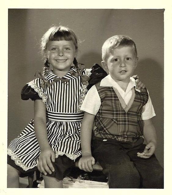 Morton's Children: Susan and Barry, 1952