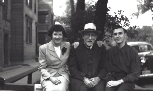 Frieda Fritzi Schuman, Bernard Steinlauf, Ellis Schuman, 1950's