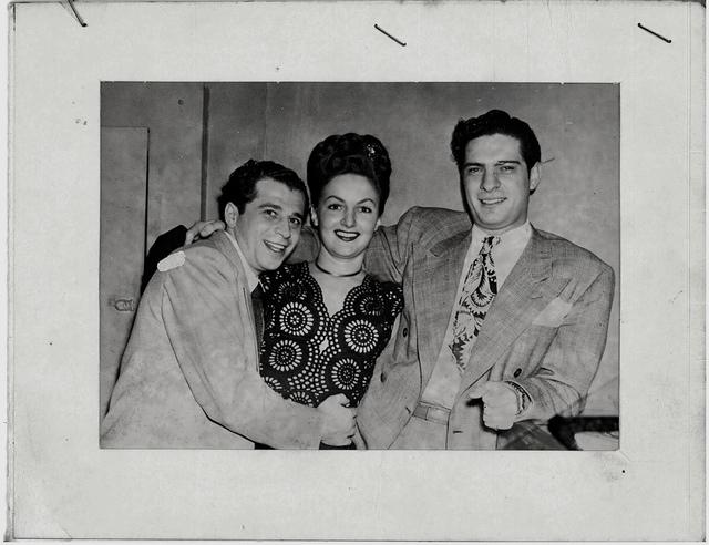 Blanche Becker Steinlauf (center) w friends