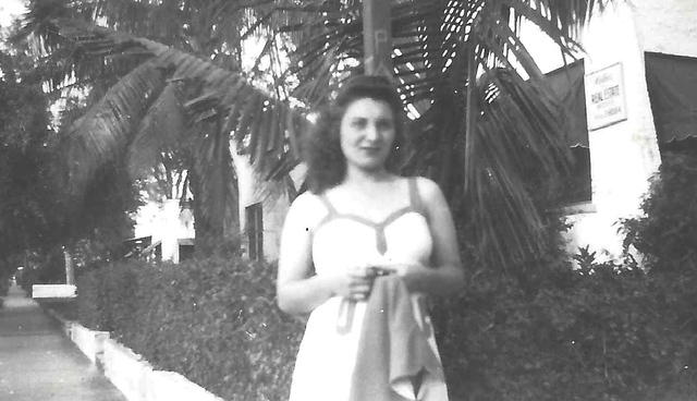 Edith Clutz Markowitz, July 4, 1944