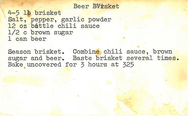 Beer Brisket