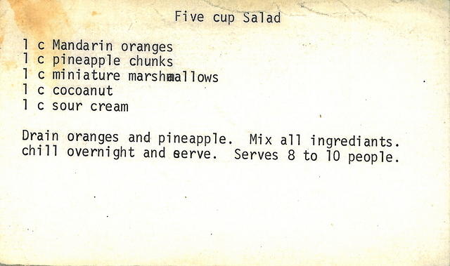 Five Cup Salad