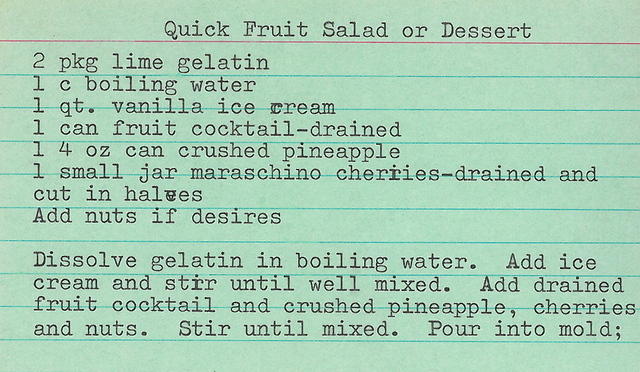 Quick Fruit Salad or Dessert