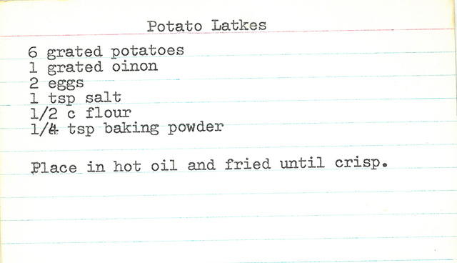 Potato Latkes