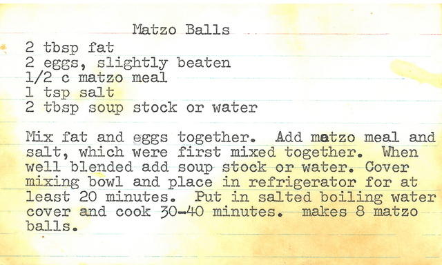 Matzo Balls