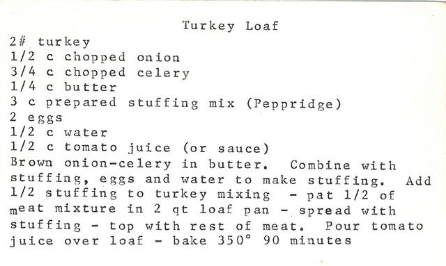 Turkey Loaf