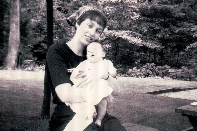 Joyce Steinlauf Weiss with baby Miriam Weiss Anton (?)